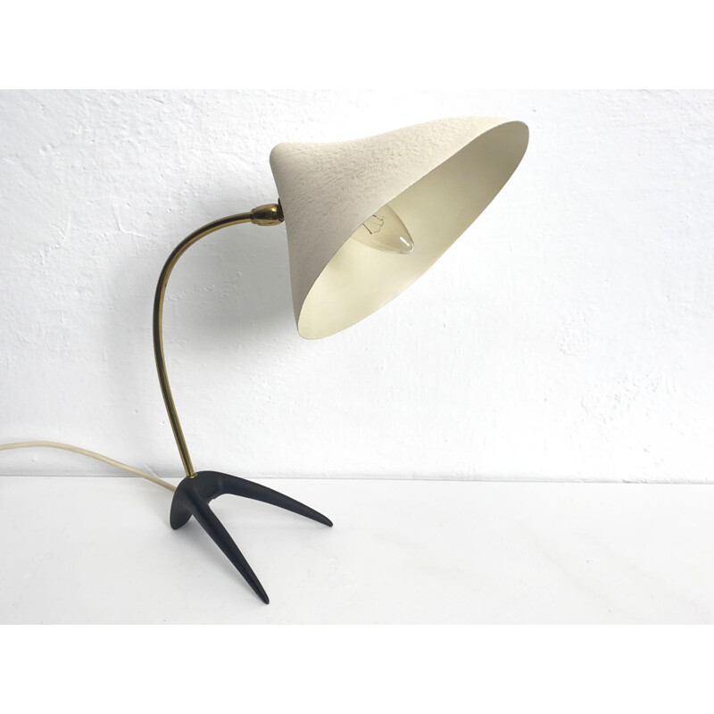 Vintage table lamp with crow's foot by Louis Kalff for Philips, Netherlands 1950