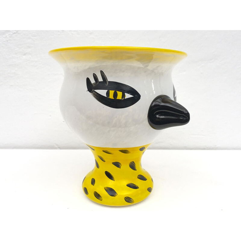 Mundgeblasene Vintage-Vase "Somebody" von Ulrica Hydman Vallien für Kosta Boda, Schweden 1990