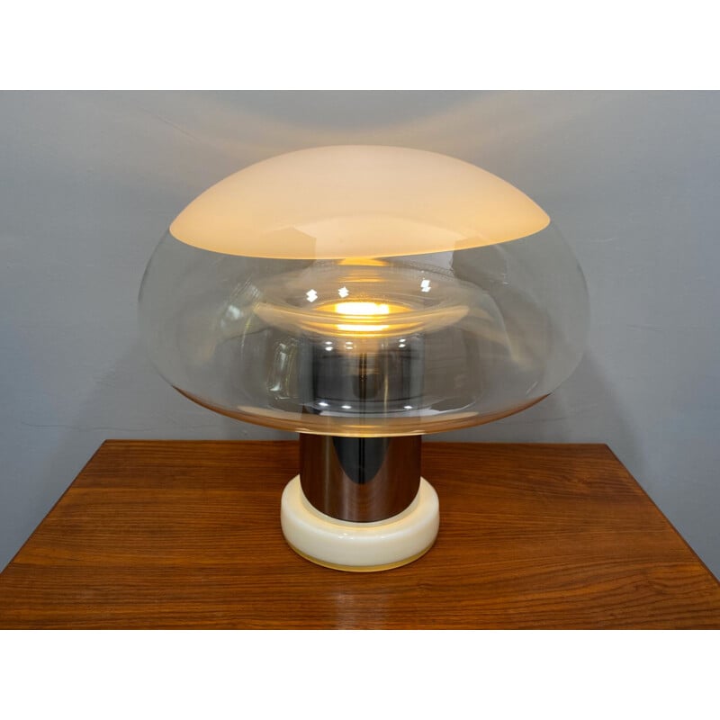 Vintage L419 table lamp by Michael Red for Vistosi, Italy 1970s