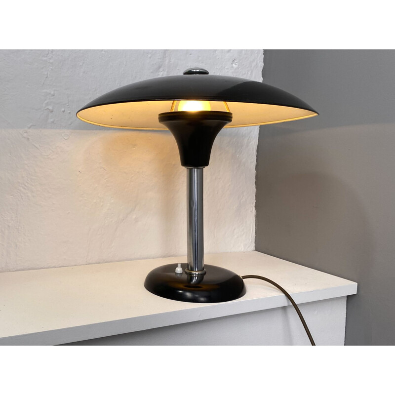 Vintage bauhaus table lamp by Max for Metallwerk Werner, Germany 1930