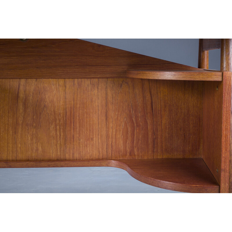 Bureau vintage en teck par Gunnar Nielsen pour Tibergaard, Danemark 1960