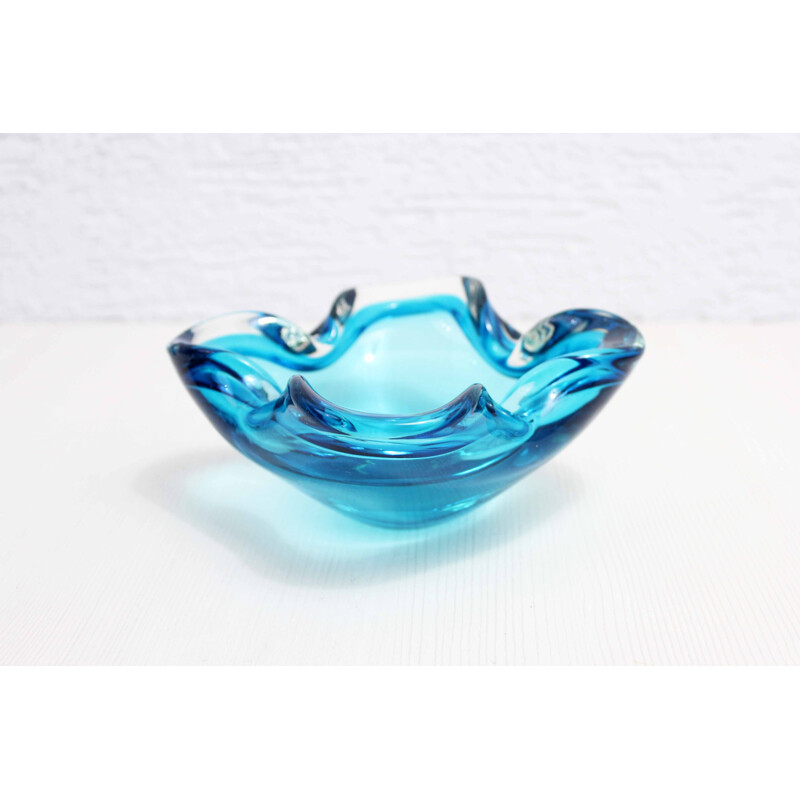 Cendrier vintage en verre de Murano