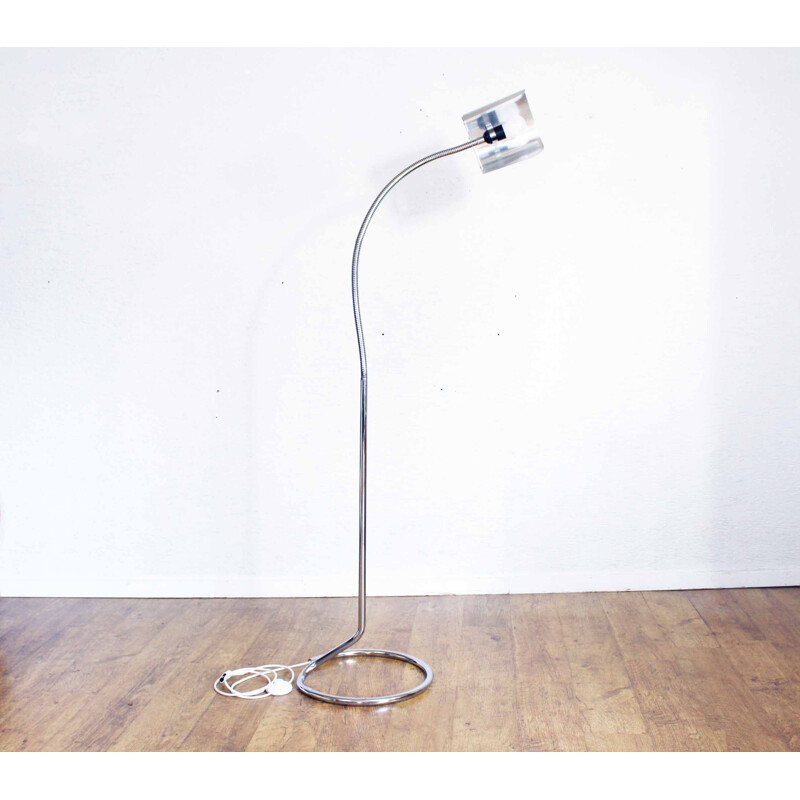 Vintage floor lamp on flexible tube Targetti