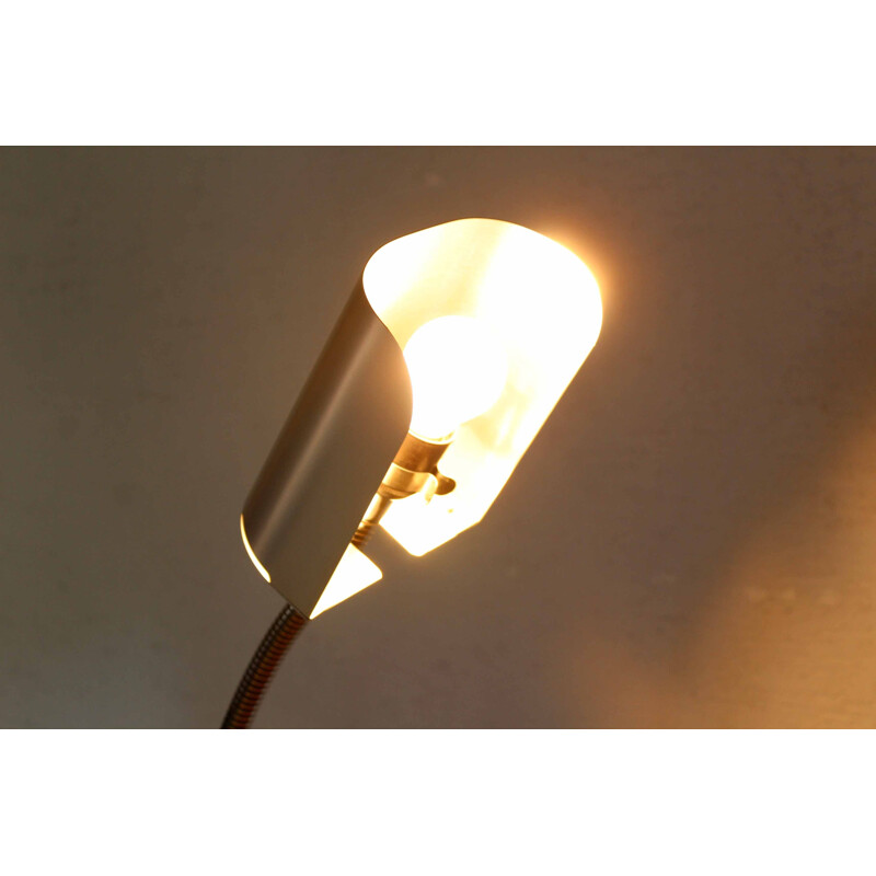 Vintage floor lamp on flexible tube Targetti