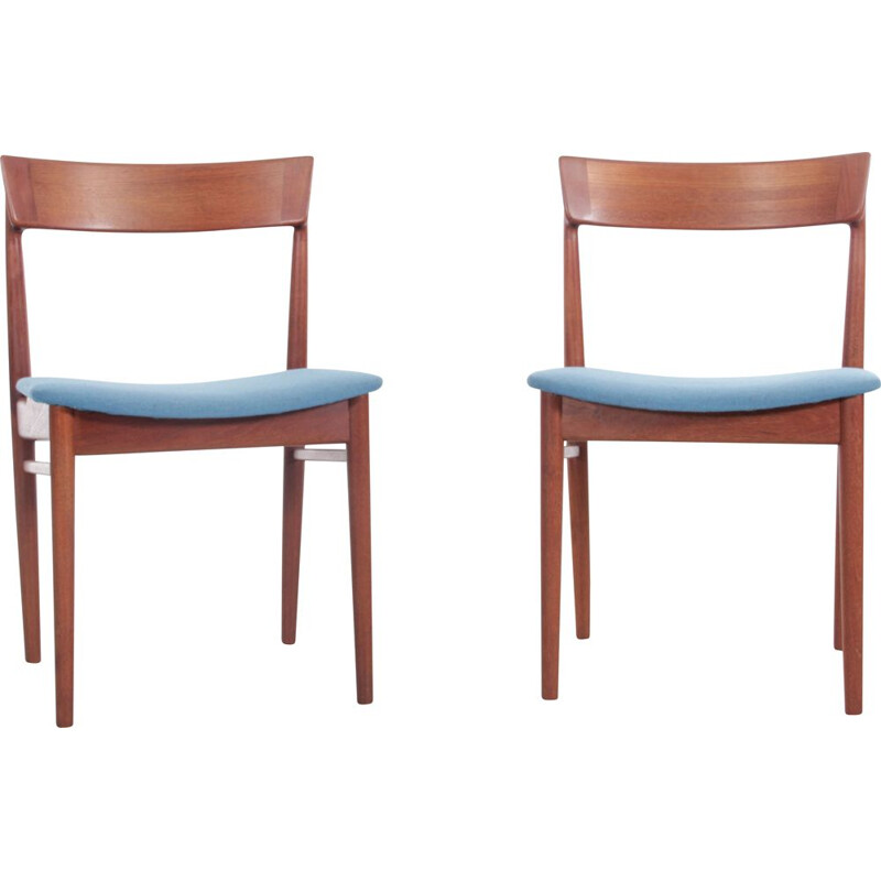 Ein Paar skandinavischer Vintage-Stühle aus Teakholz von Harry Rosengren Hansen für Brande Møbelindustri, 1960