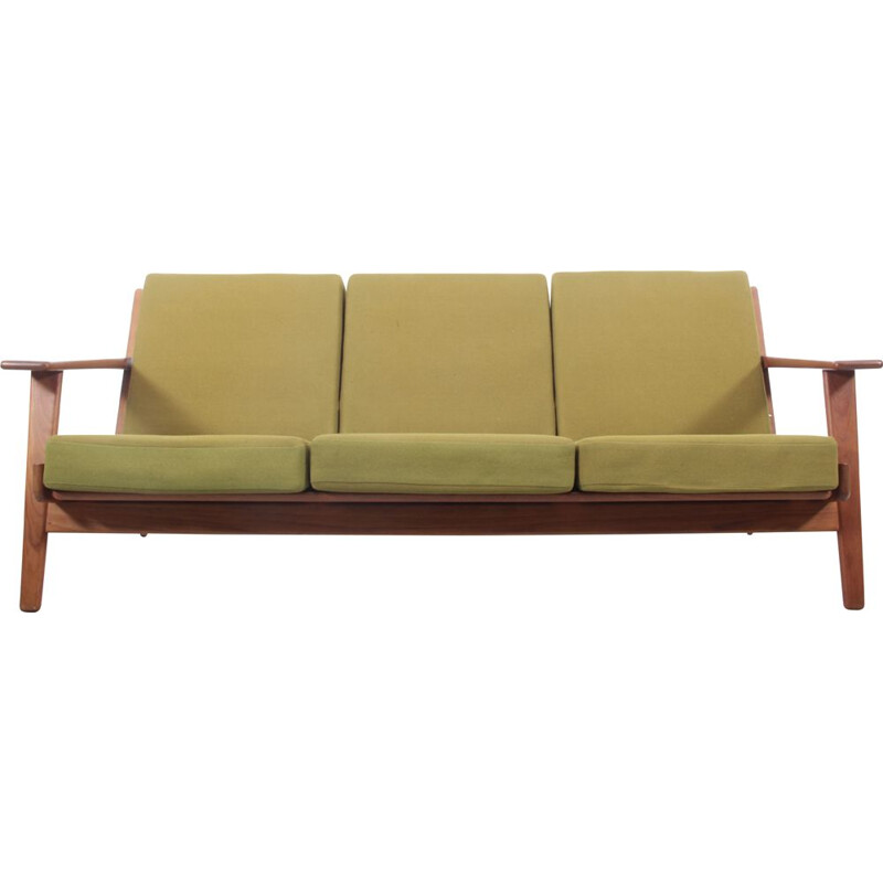 Scandinavian vintage teak sofa by Hans Wegner for Getama