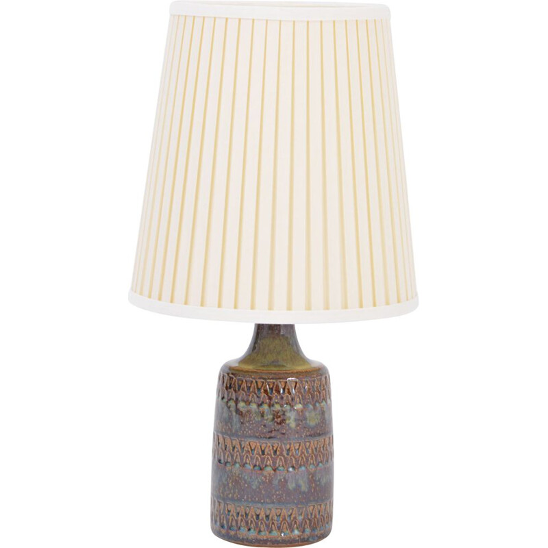 Hand made Danish mid-century ceramic table lamp by Soholm Stentoj, 1960s