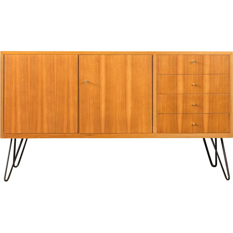 Vintage walnut sideboard by Georg Satink for WK Möbel, Germany 1950s