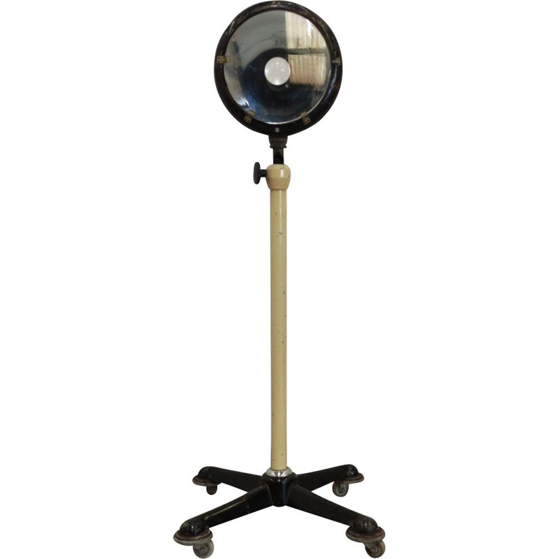 Vintage floor lamp with adjustable base