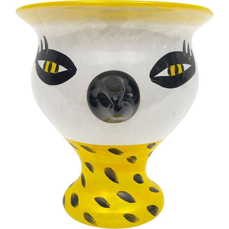 Mundgeblasene Vintage-Vase "Somebody" von Ulrica Hydman Vallien für Kosta Boda, Schweden 1990