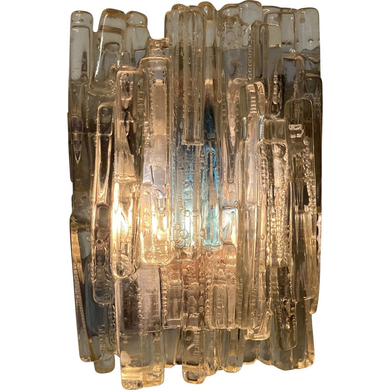 Vintage Murano glass wall lamp, 1950