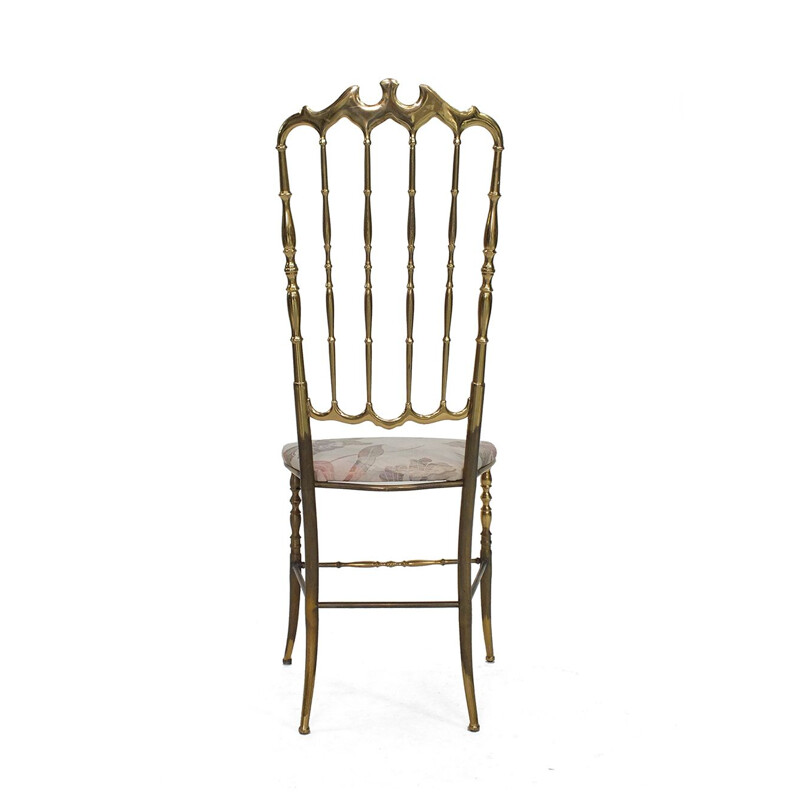 Cadeira Vintage Chiavari com assento florido