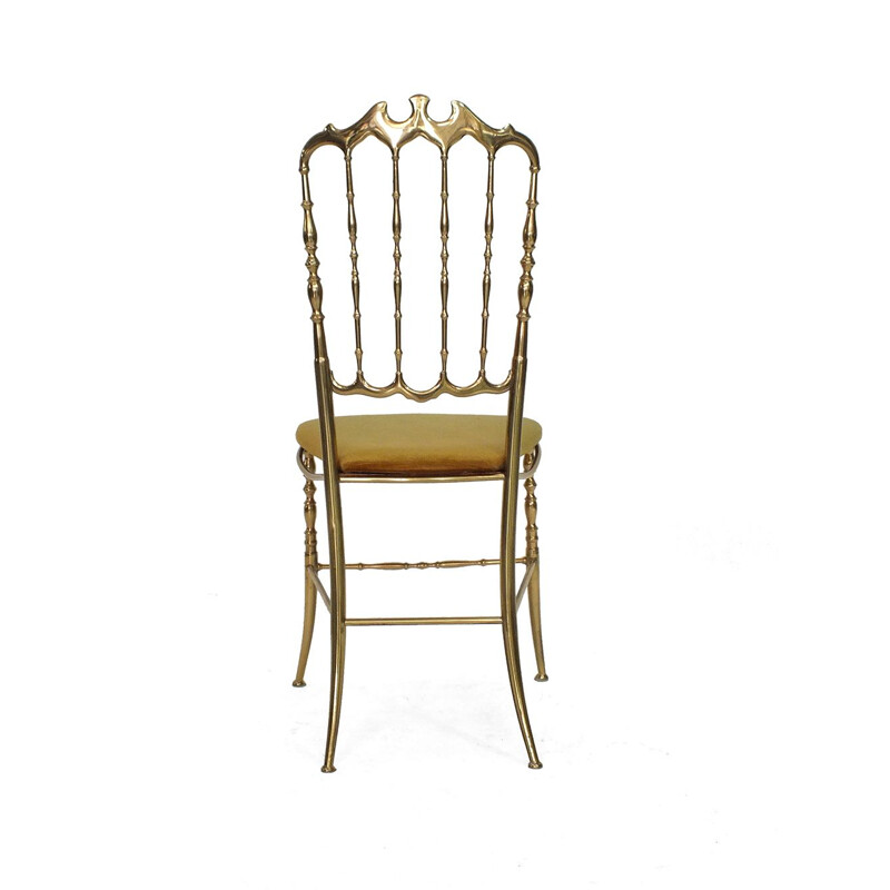 Vintage Chiavari gold yellow chair