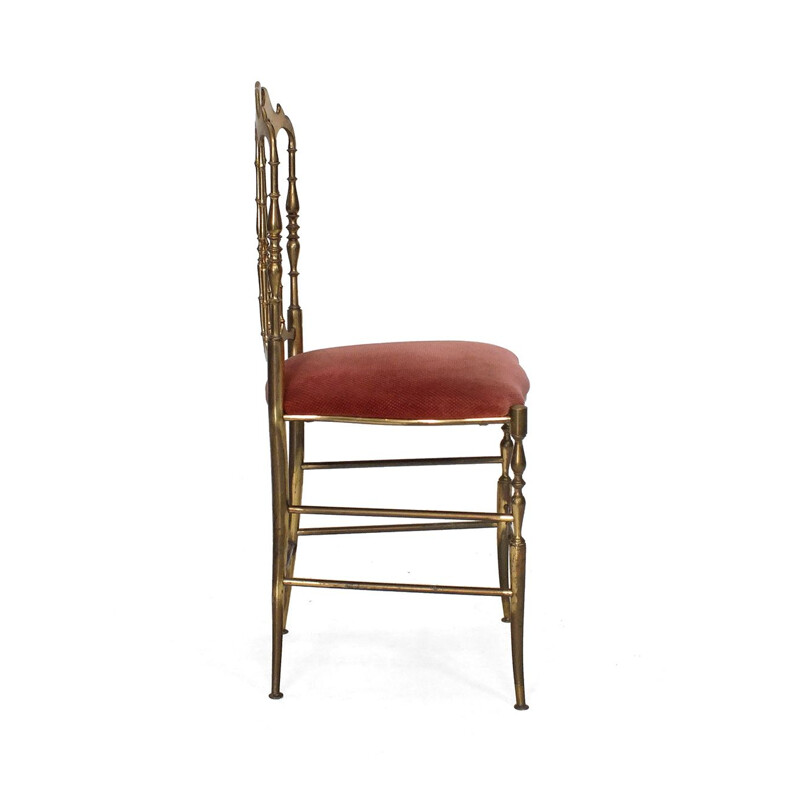 Vintage-Stuhl Chiavari zartrosa