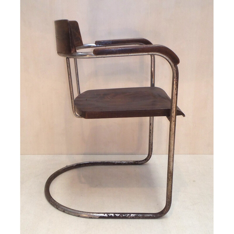 Vintage lounge stoel, Rudolf VICHR - 1930