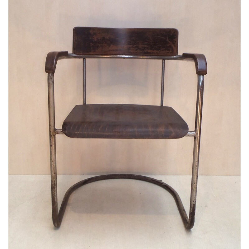Vintage lounge stoel, Rudolf VICHR - 1930