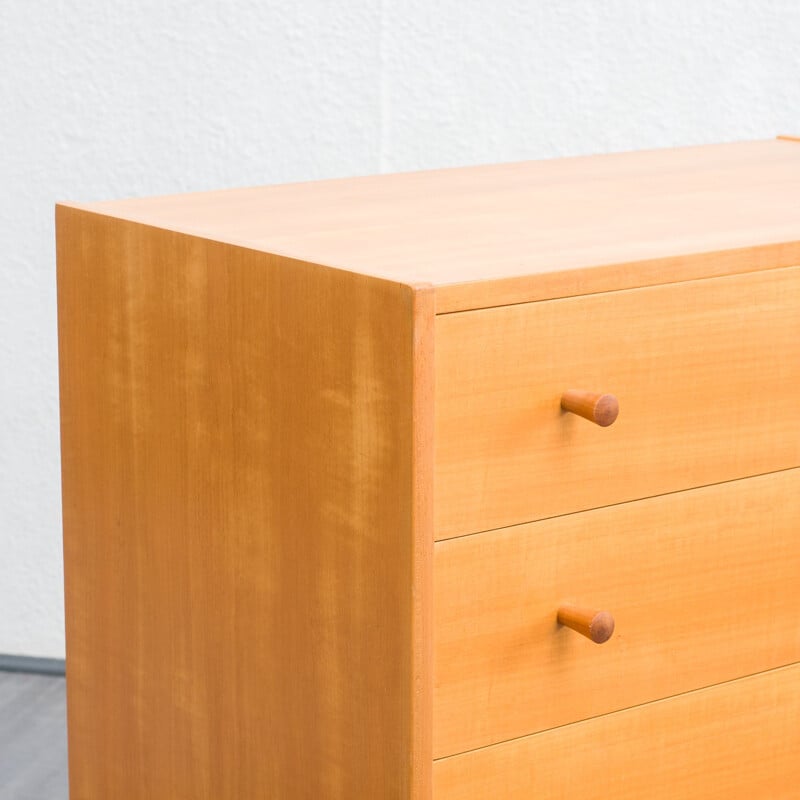 Vintage chest of drawers in ashwood, 1950s