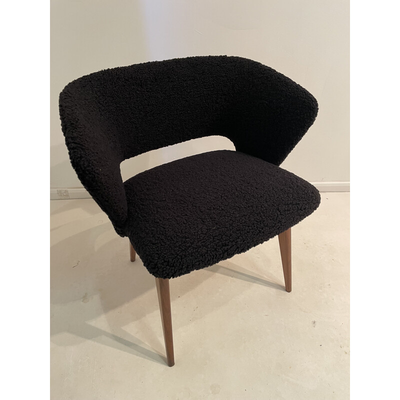 Vintage armchair Coquille by Michel Ducaroy for Roset, France 1958