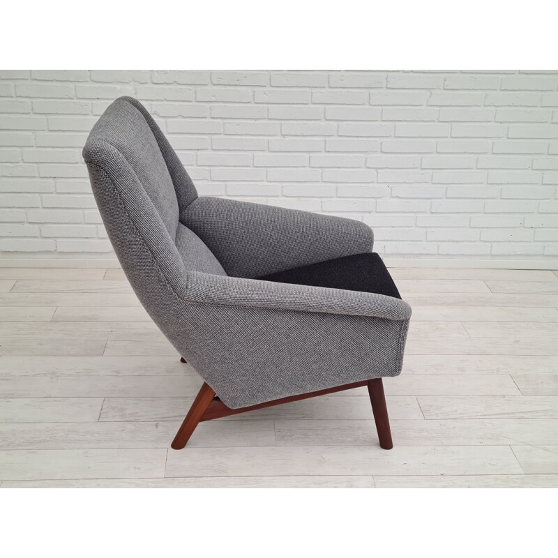 Danish vintage high armchair, 1970s