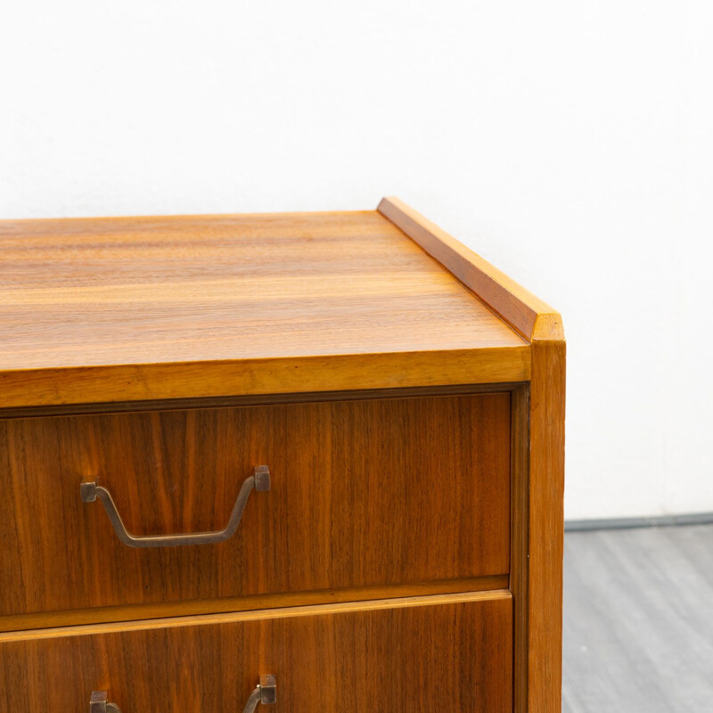 Mid-century walnut desk, 1950s