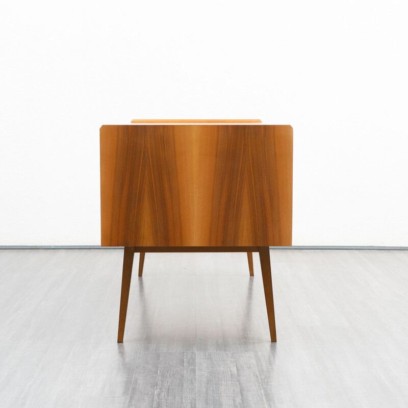 Mid-century walnut desk, 1950s