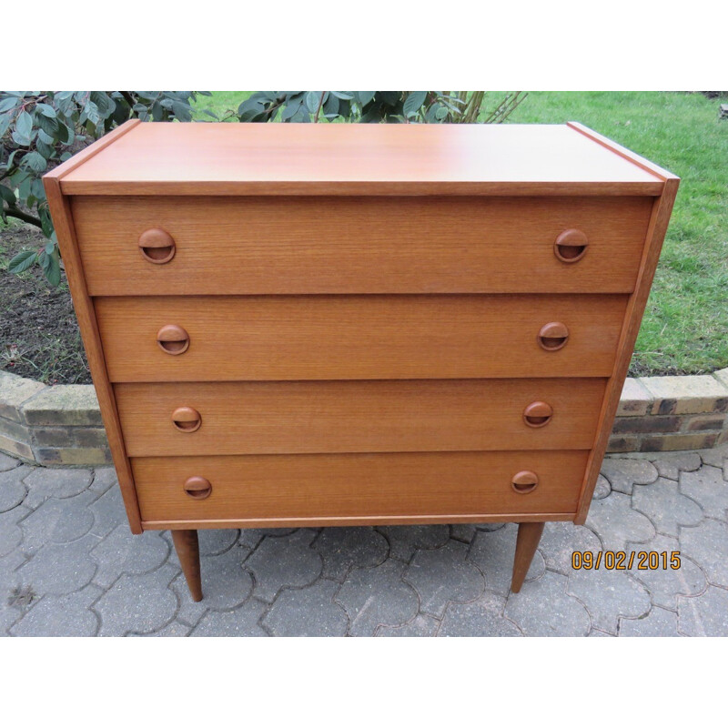 Chest of drawers in teak - 1950s