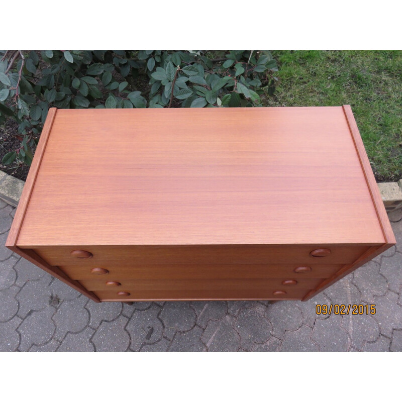 Chest of drawers in teak - 1950s