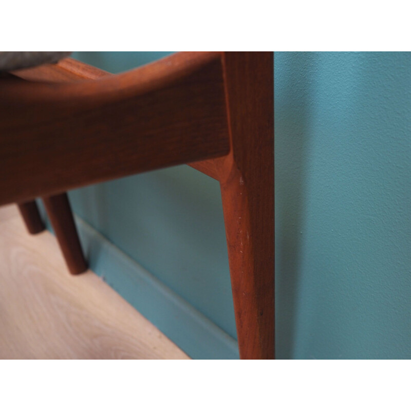 Pair of vintage Danish teak chairs by N. & K. Bundgaard Rasmussen, 1960s