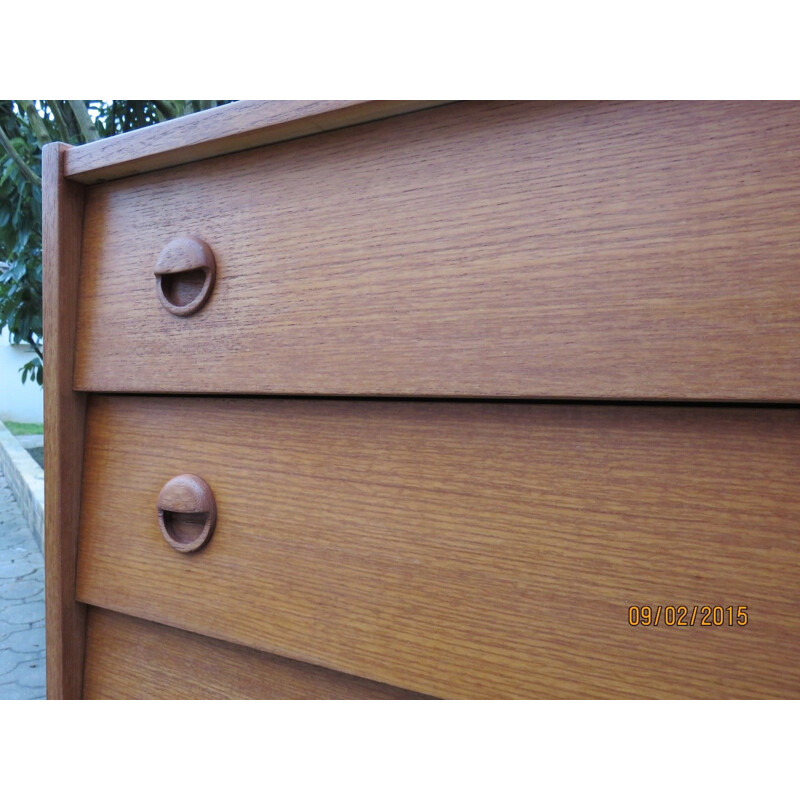 Chest of drawers in teak - 1950s