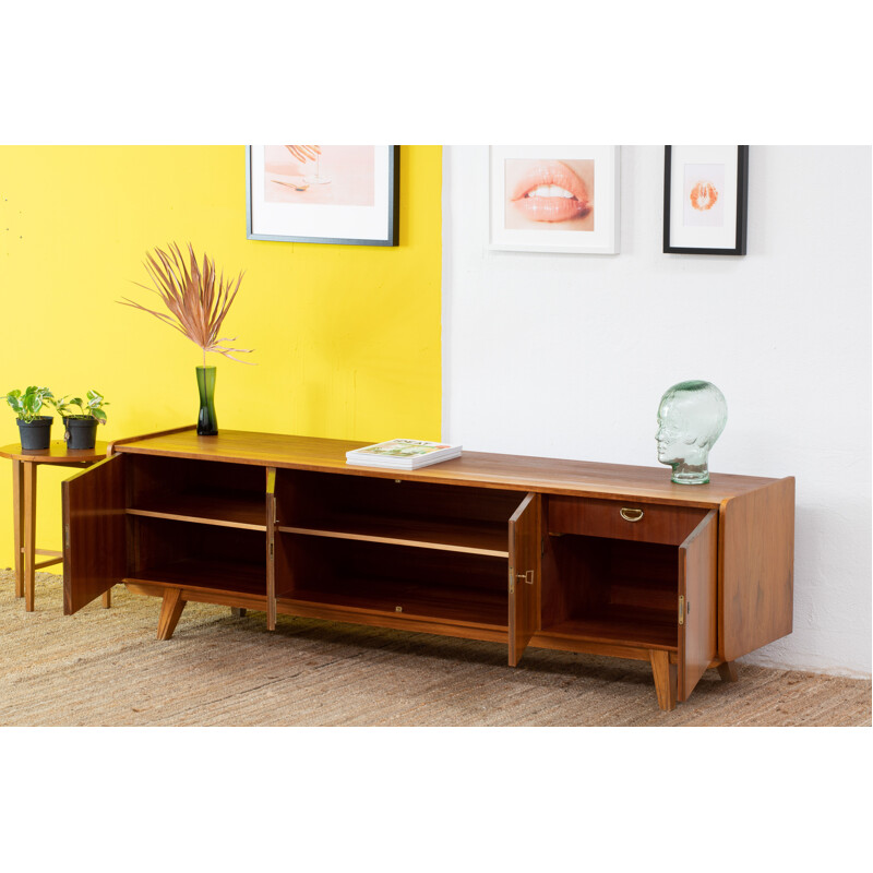 Enfilade scandinave vintage en bois clair