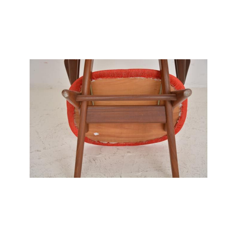 Pair of vintage "Pelican Chair" armchairs by Louis Van Teeffelen for Wébé, 1960