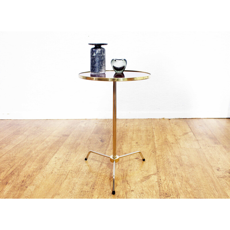 Vintage tripod pedestal table, 1960-1970