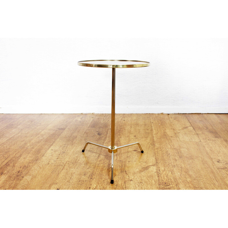 Vintage tripod pedestal table, 1960-1970