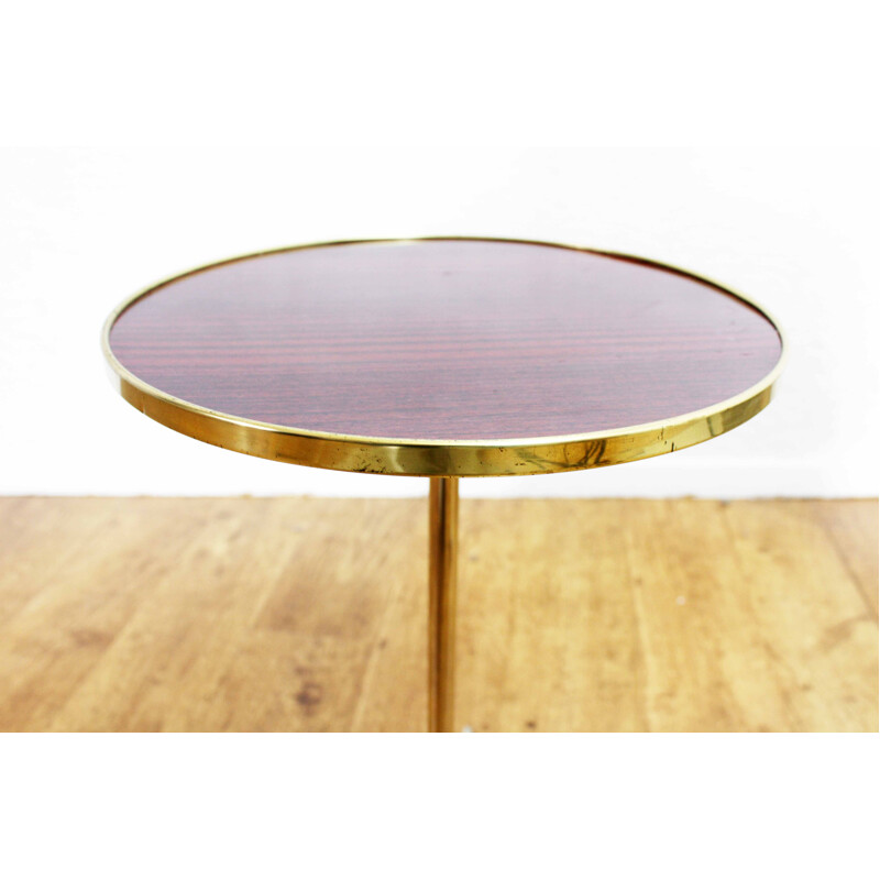 Vintage tripod pedestal table, 1960-1970