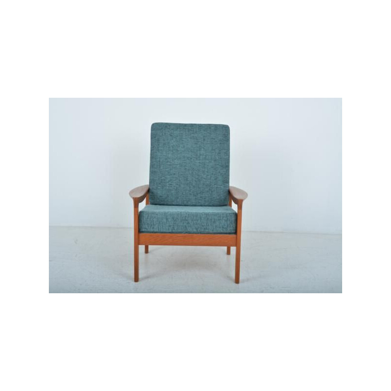 Vintage armchair with ottoman by Arne Wahl Iversen for Komfort, 1960s