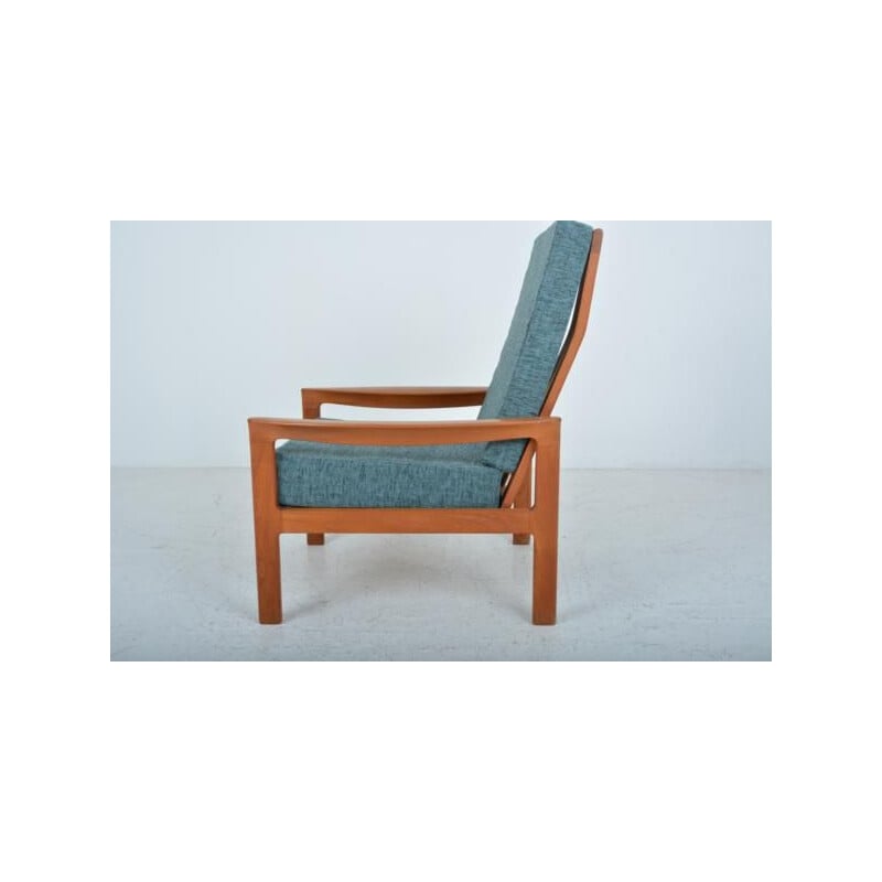 Vintage armchair with ottoman by Arne Wahl Iversen for Komfort, 1960s