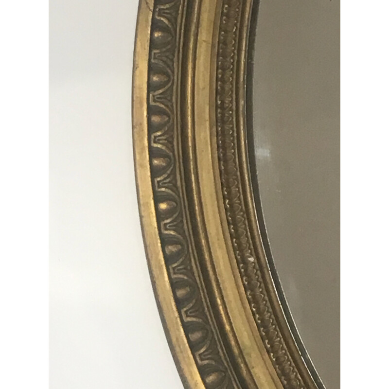 Vintage Louis XVI style wooden mirror