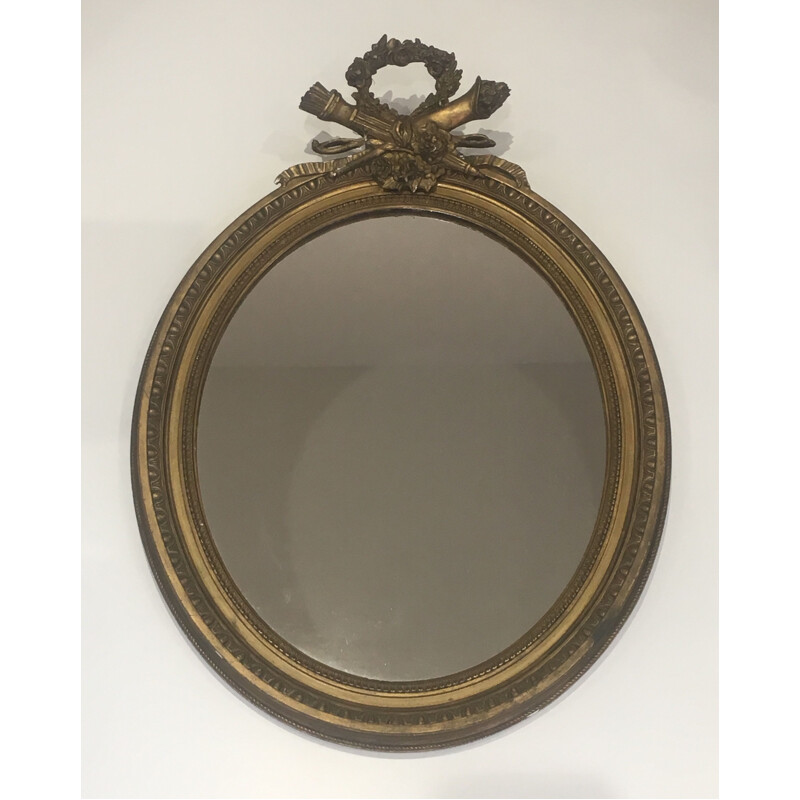 Espejo de madera estilo Luis XVI vintage