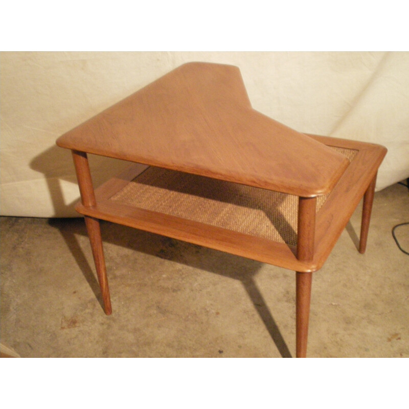 Teak side table, Peter HVIDT & Orla MOLGAARD NIELSEN - 1960s