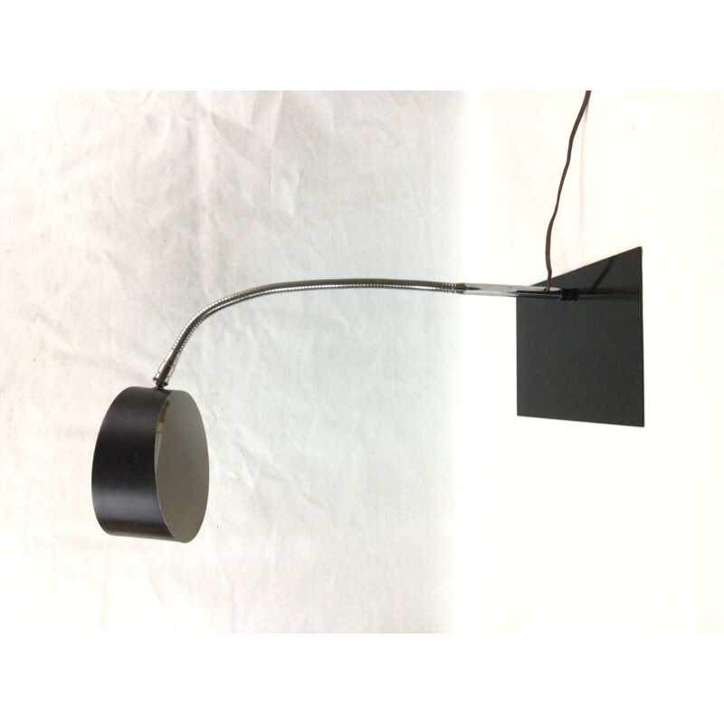 Vintage-Lampe Flexible Jumo schwarz