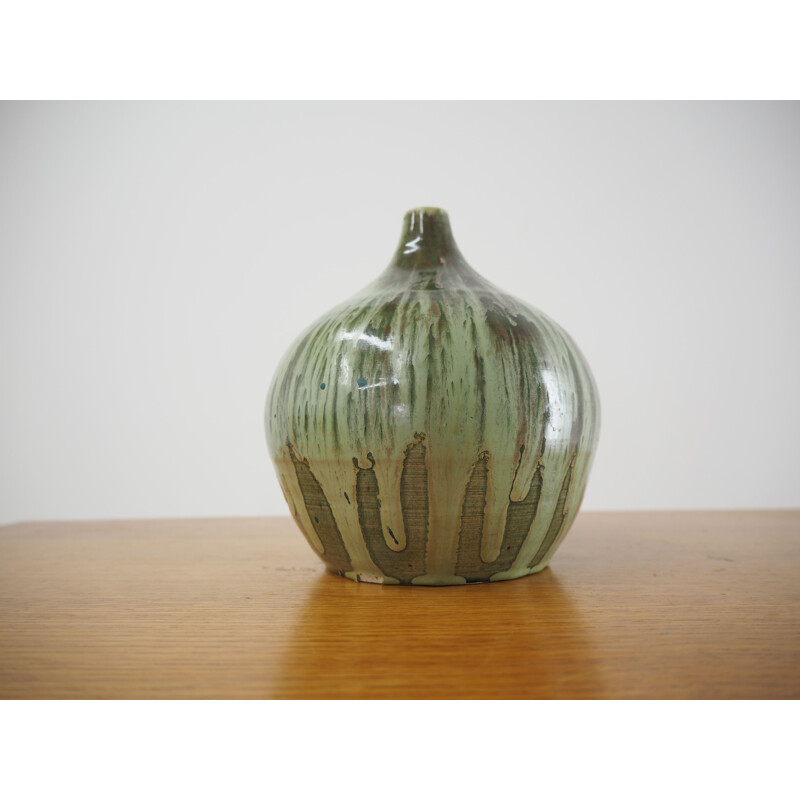 Vase vintage en céramique, Tchécoslovaquie 1960
