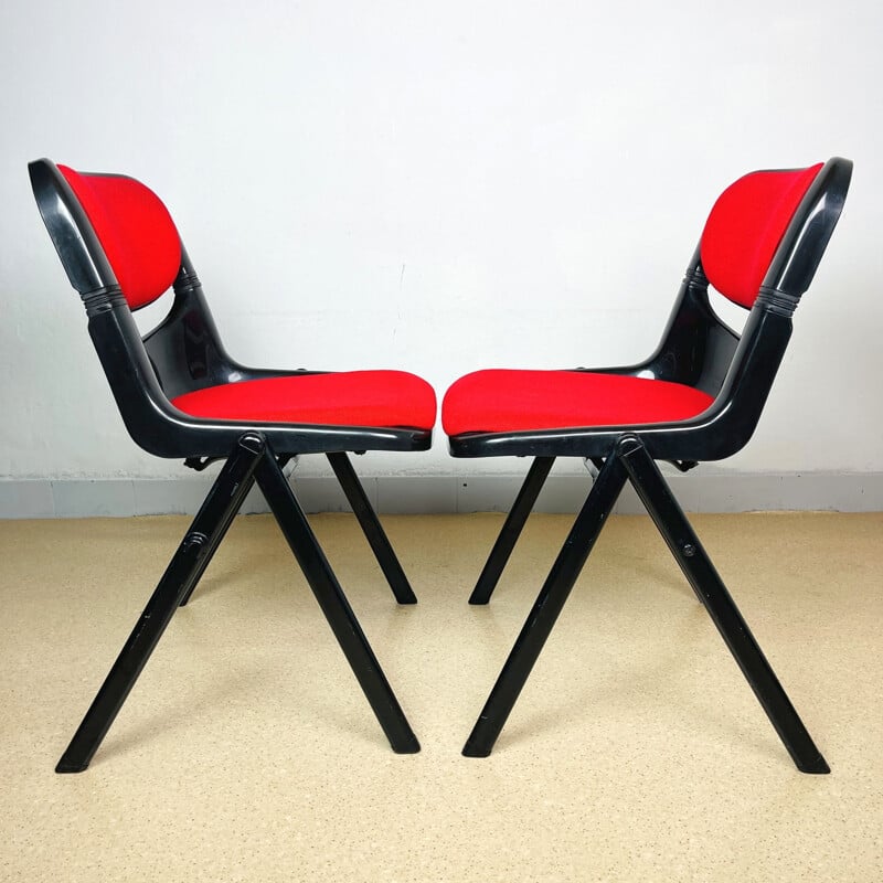 Mid-century office chair Dorsal by Emilio Ambas Giancarlo Piretti for Openark, Italy 1980s