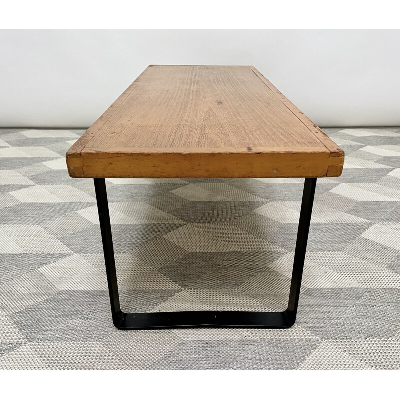 Vintage wooden coffee table, 1970s