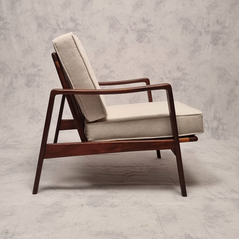 Pair of Scandinavian vintage armchairs by Arne Wahl Iversen for Komfort, 1950