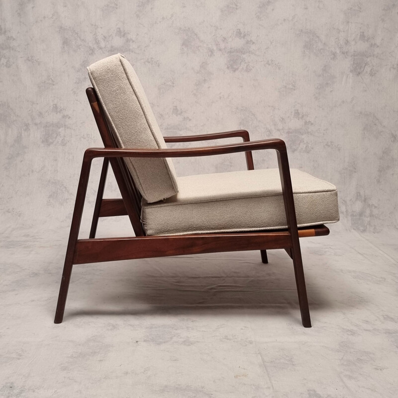 Paire de fauteuils scandinaves vintage par Arne Wahl Iversen pour Komfort, 1950