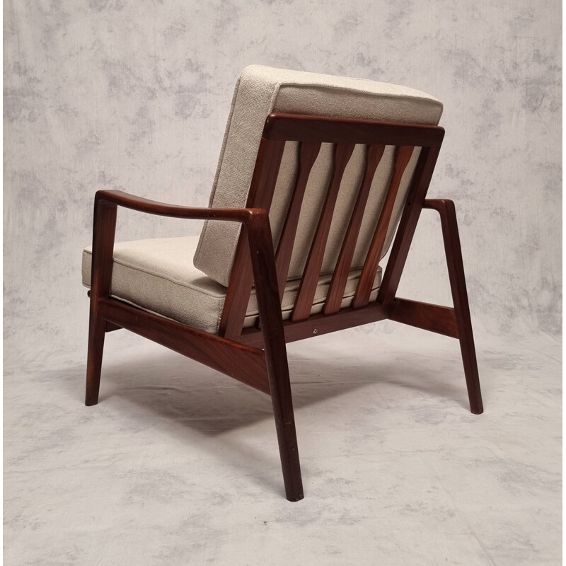 Pair of Scandinavian vintage armchairs by Arne Wahl Iversen for Komfort, 1950