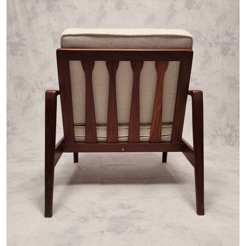 Paire de fauteuils scandinaves vintage par Arne Wahl Iversen pour Komfort, 1950