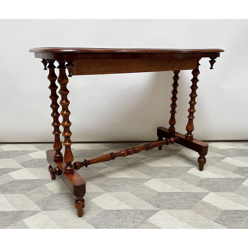 Vintage Victorian walnut side table