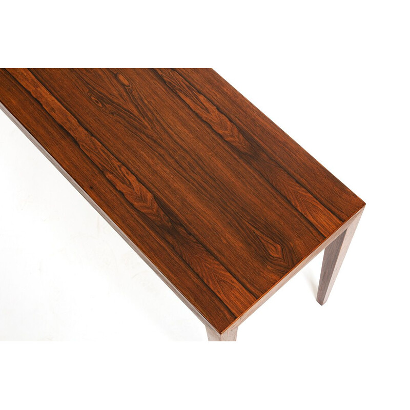 Vintage Danish rosewood side table by Severin Hansen for Haslev Mobelsnedkeri