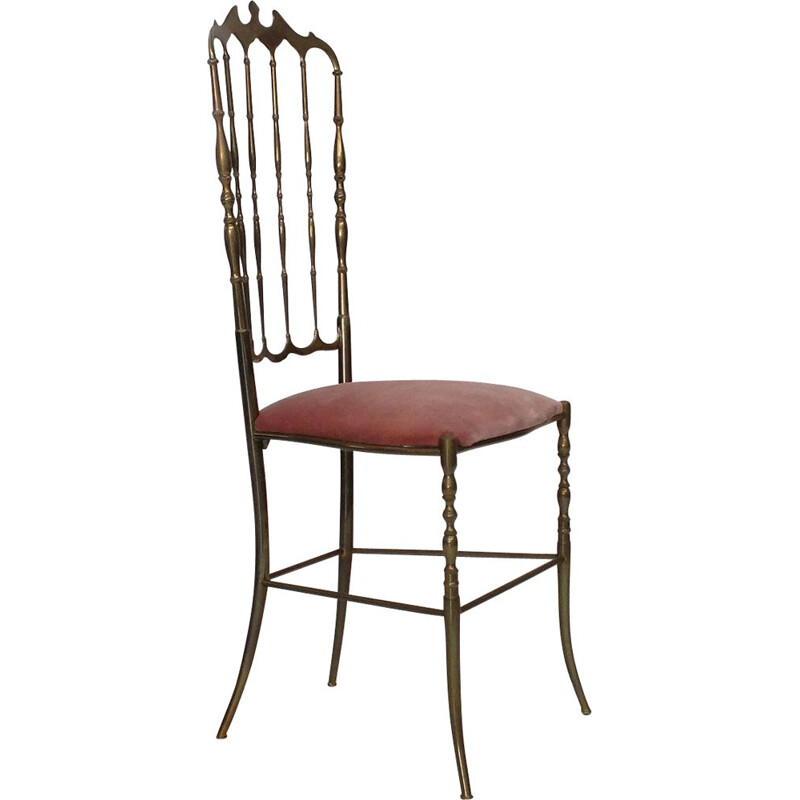 Vintage Chiavari pale pink chair